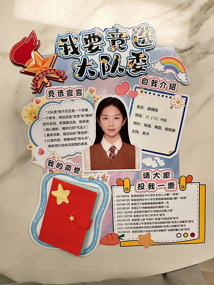 竞选海报